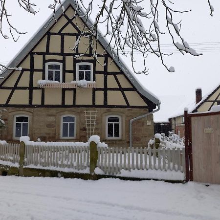 Romantisches Rosencottage Hofheim in Unterfranken Eksteriør bilde