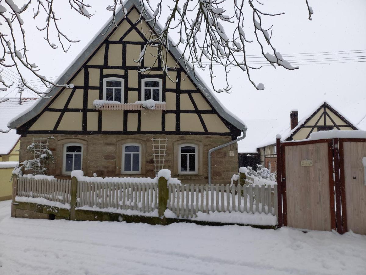 Romantisches Rosencottage Hofheim in Unterfranken Eksteriør bilde